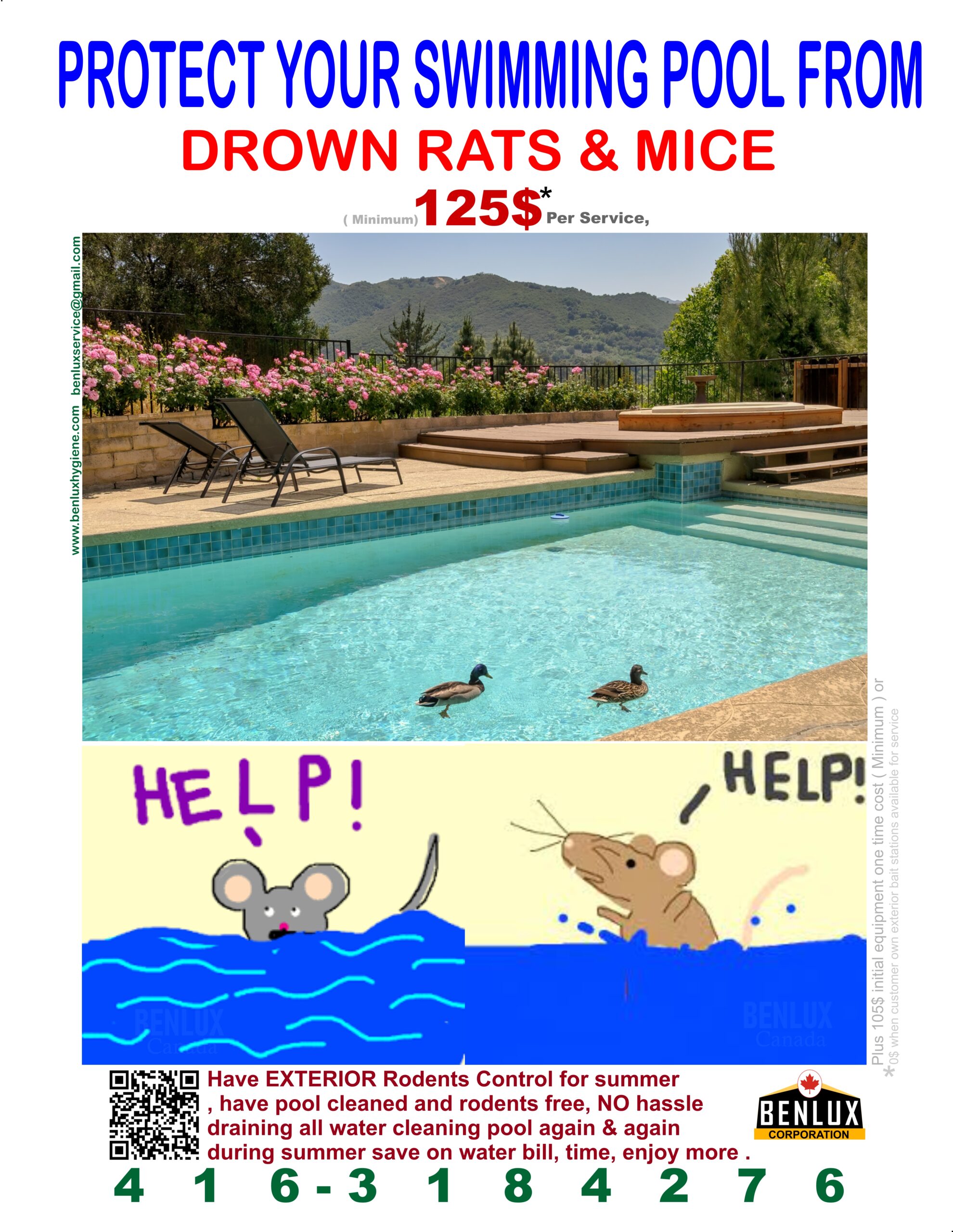 pool rodents